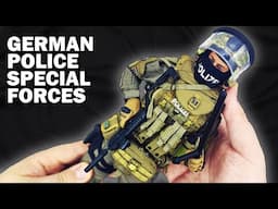 German police special forces operator action figure