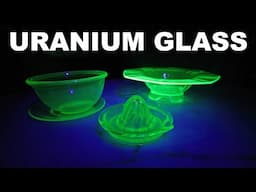 Radioactive glassware of the early 20th century