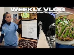 WEEKLY VLOG! First Week of Medical School + Studying + Working Out + Balancing Life & School