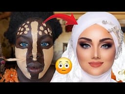 Viral 👆 Bomb 💣🔥😱 What She Wanted VS What She Got 😳 Makeup Transformation💄 Makeup Tutorial ✂️🔥😱