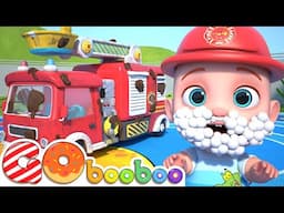 Fire Truck Wash, Car Wash Song | Nursery Rhymes & Kids Songs