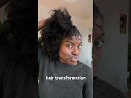 new hairstyle, new persona 🤭 #trendingonshorts #hairtransformation #transition #naturalhairstyles