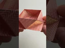 Easy Origami Box | How to Make a Japanese Origami Box Tutorial  #craft #easyorigami #diy