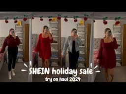 SHEIN *try on* HAUL December 2024🎄| BIG HOLIDAY SALES✨ + *discount code* #sheinholidaysale