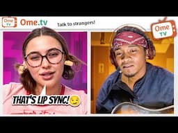 singing to strangers on ometv | she’s inlove 🤭🥰