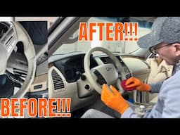 How To Super Clear Your Steering Wheel And Restore It To BETTER Than NEW!!!