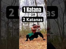 1 Katana Or Dual Katanas?! Which Would You Choose? #karate #sword