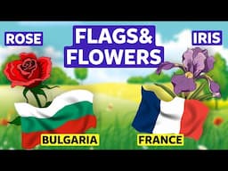 Flowers of Different Countries | Learn English Vocabulary for Kids