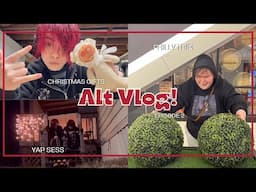 ⭑Alt Vlog 2⭑ City trip, New hair, Christmas gifts! // monthly vlog