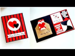 Valentine's Day Special | Handmade Greeting Card for Boyfriend | Valentines Day Card Idea | Tutorial