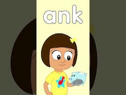 ANK Ending Sound Song - Learn to Read #shorts