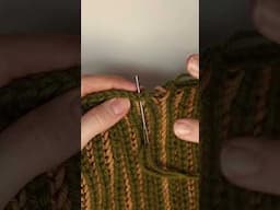 Create a neater bind off edge when knitting in the round.