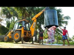 ROASTING A WHOLE GIANT BEEF Under a Barrel | The Unique Recipe | Cooking In Our Village