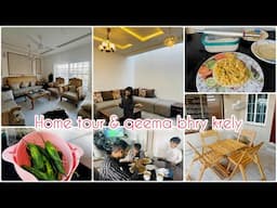 Home tour & qeema bhry karely | Natasha waqas home tour