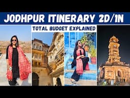 Jodhpur 2 Days Itinerary | Jodhpur Tourist Places | Jodhpur Tour | Rajasthan Tour | Under 2500/-