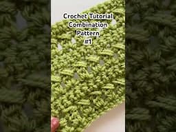 Crochet tutorial for combination no.1 @CrochetByNora