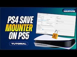 Import & Replace PS4 save files on PS5 using the Save Mounter