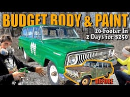 BUDGET Body & Paint ~ Jeep Wagoneer Gets WEEKEND MAKE-OVER!