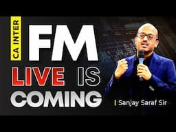 CA Inter FM Live Batch | CA New Syllabus