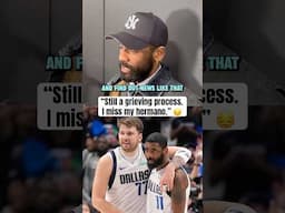 Kyrie's reaction to Luka being traded 💔 (via GrantAfseth/X)