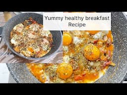 Yummy healthy breakfast recipe. Weight loss breakfast recipe, high protein breakfast