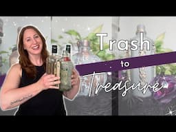 Trash to Treasure // Halloween potion/poison Bottles