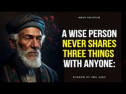 Life Lessons from Omar Khayyam | Timeless Wisdom in English