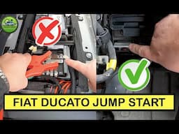 How to Jump Start a Fiat Ducato | BATTERY LOCATION & CONNECTION POINTS (Not Where You Might Think)