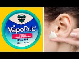 12 Health Hacks Using Vicks VapoRub