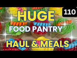 FRUGAL LIVING & Food Pantry Haul 2025 - Food Haul - FOOD BANK - Food Pantry Haul - Budget Meals