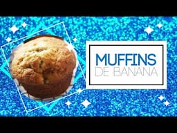 🧁 Muffins de Banana 🍌 Bruja Creativa #shorts