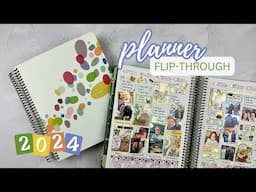 PLANNER FLIP-THROUGH of all of my 2024 spreads and goal work!✨ | #makselifeplanner