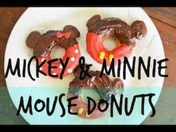 *Baked Mickey & Minnie Mouse Donuts