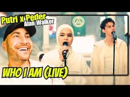 Alan Walker, Putri Ariani, Peder Elias - Who I Am (Live) | (reaction)