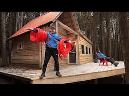 Ep.14 CRAZY COOL In-floor Heating! - Off Grid Cabin (super inexpensive!)