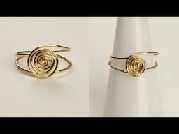 German Wire Spiral Ring Tutorial