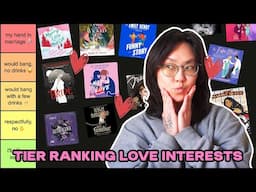 Tier ranking love interests from books I read in 2024 💋 Werewolves, time travelers, hackers, & more