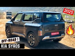 New Kia Syros 2025 Off-Road Drive Review | Better Than Kia Seltos ? Mileage, Power, Comfort | Syros