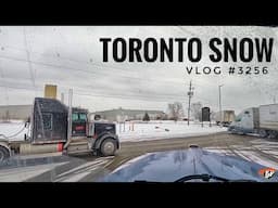 TORONTO SNOW | My Trucking Life | Vlog #3256