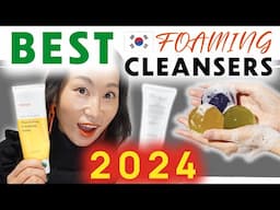 TOP 3 Korean Foaming Cleansers of 2024! My Cleansing Secrets for Glowing Skin ✨