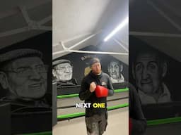 Painting boxing legends in JUST spray paint. #spraypaintingart