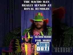 The MACHO MAN didn't understand ROYAL RUMBLE MATCHES