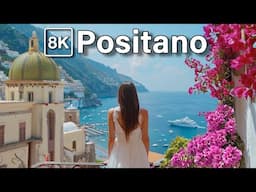 Positano 2024 8K WALK in Italian Paradise - Amalfi Coast Italy