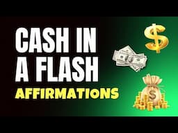 Fast Money Affirmations: Unlock Your Millionaire Mindset | Cash in a Flash