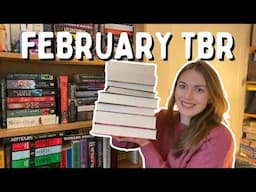 FEBRUARY TBR | I want to read all the books