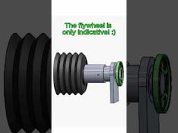 Unique DSW Stirling engine driving system  with accordion #shorts #stirlingengine #diyideas