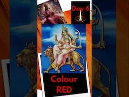 Day 6 #Navratri Red Colour #Katyayani WhatsApp status #durgamaa #durgapuja #navratri