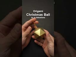 Origami Christmas Ball #shorts