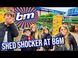 ** B&M SHED SHOCKER! ** | Exciting Saturday Shed Shopping + a HUGE Surprise at B&M!