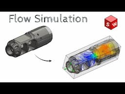 Solidworks Flow Simulation Full Tutorial | Muzzle Brake Example